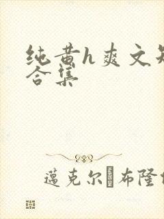 纯黄h爽文短篇合集