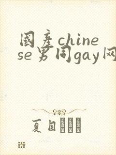 国产chinese男同gay网站