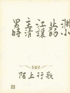 男主江止渊女主时清让的小说免费