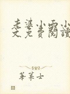 老婆小雨小说全文免费阅读最新章节封面