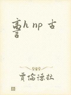 高h np 古言