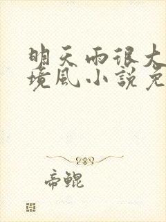 明天雨很大by境风小说免费阅读全文