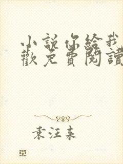 小说你给我的喜欢免费阅读