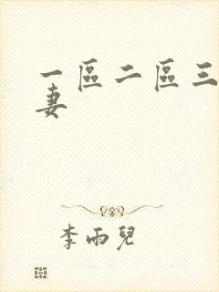 一区二区三区人妻封面