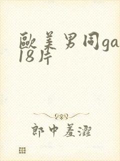 欧美男同gay18片封面