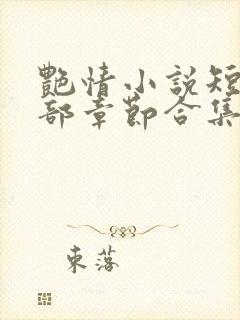 艳情小说短篇全部章节合集免费阅读