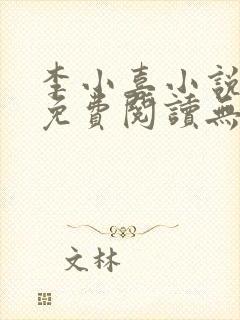 李小喜小说全文免费阅读无弹窗