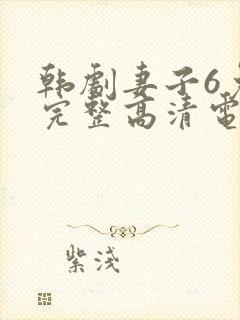 韩剧妻子6免费完整高清电视剧在线看中文