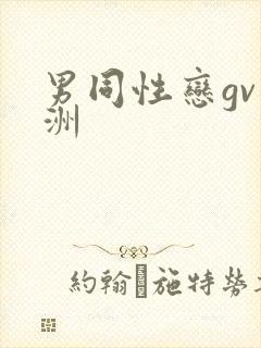 男同性恋gv亚洲