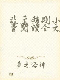 苏柔赵刚小说免费阅读全文