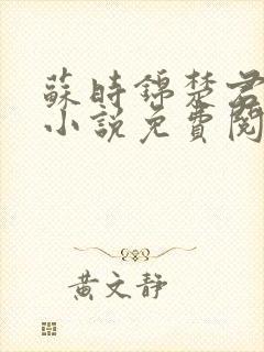 苏时锦楚君彻的小说免费阅读最新章节