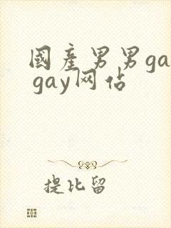 国产男男gay gay网站