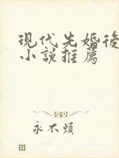 现代先婚后爱的小说推荐封面