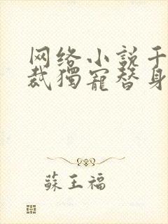 网络小说千亿总裁独宠替身娇妻