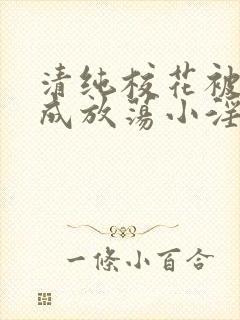 清纯校花被调教成放荡小淫妇最新章