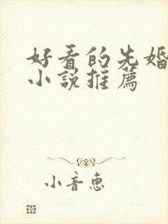 好看的先婚后爱小说推荐