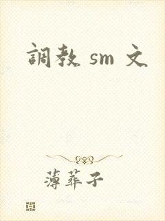 调教 sm 文封面