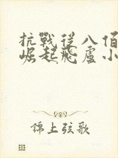 抗战从八佰开始崛起飞卢小说网