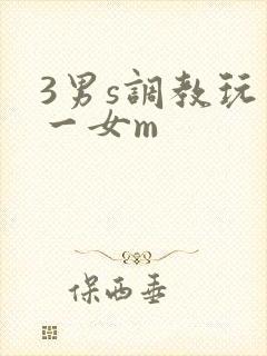 3男s调教玩弄一女m