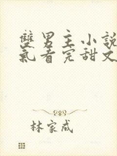 双男主小说一口气看完甜文