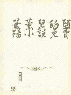 萧薰儿的堕落浮殇小说免费阅读