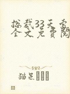 总裁33天索情全文免费阅读