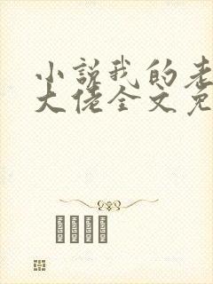 小说我的老公是大佬全文免费阅读