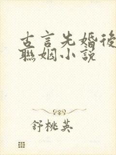 古言先婚后爱的联姻小说