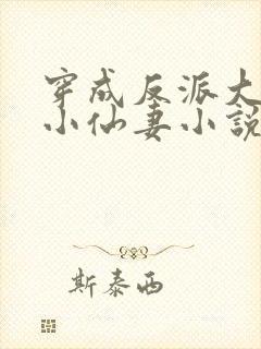 穿成反派大佬的小仙妻小说封面