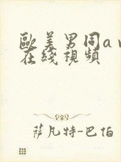 欧美男同a v在线视频