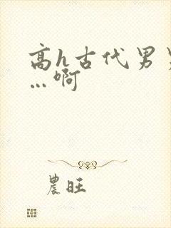 高h古代男男嗯…啊封面