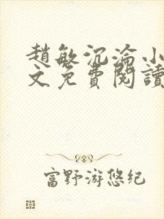 赵敏沉沦小说全文免费阅读最新章节