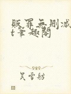 贩罪无删减txt笔趣阁