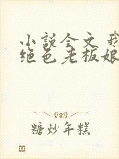 小说全文 我的绝色老板娘