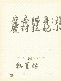 魔帝缠身:爆宠废材狂妃小说网