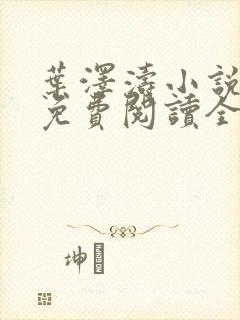 叶泽涛小说全文免费阅读全文