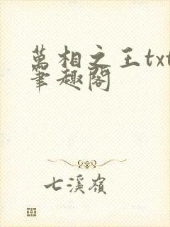 万相之王txt笔趣阁