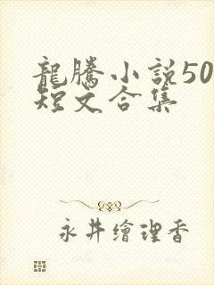 龙腾小说500短文合集