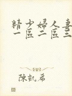 精少妇人妻av一区二区三区