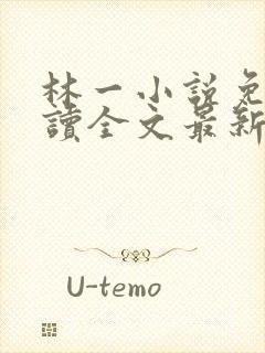 林一小说免费阅读全文最新章节