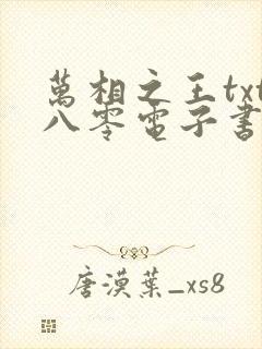 万相之王txt八零电子书下载