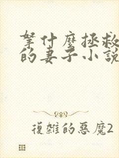 拿什么拯救你我的妻子小说在线阅读封面