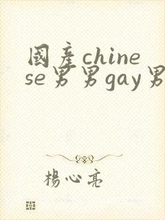 国产chinese男男gay男男视频网站