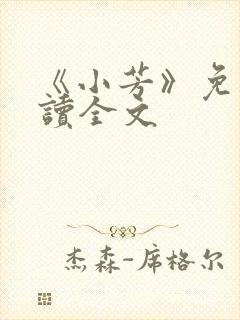 《小芳》免费阅读全文