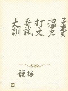 大哥打温柔二哥训诫文免费阅读