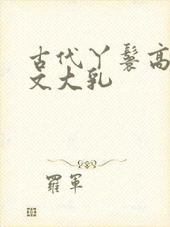 古代丫鬟高辣h文大乳