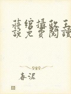 蒋绾摄政王的小说免费阅读