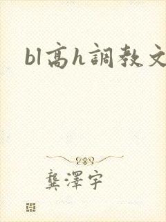 bl高h调教文