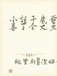 小说千岁爷你有喜了全文免费阅读封面