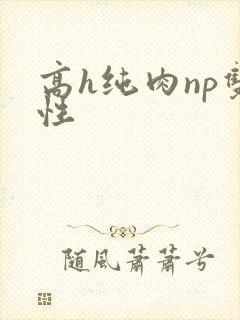 高h纯肉np双性封面